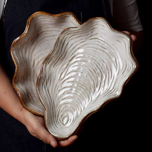 Cherven 9" inch Shell Porcelain Decorative Plate - Cherven Tableware Supplies