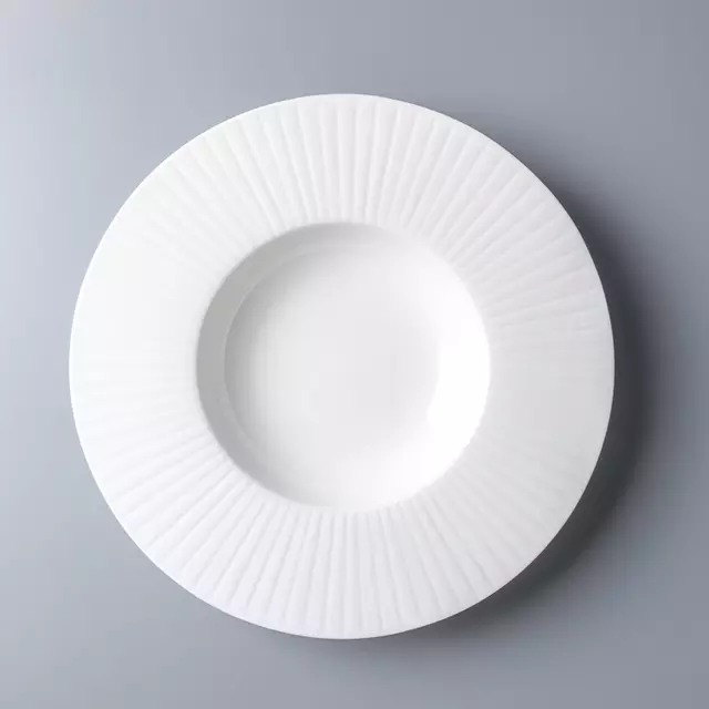 Cherven Tableware White Pearl 12" bowl Porcelain - Cherven Tableware Supplies