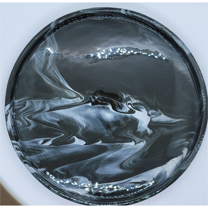 Cherven 11.5 " Natural Marble Grain Ceramic Plate - Cherven Tableware Supplies