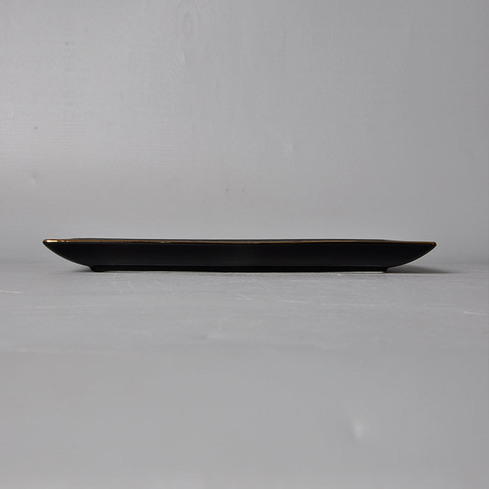 Cherven 12.5"Inch Stylish Black Matte Rectangular Slate Plate - Cherven Tableware Supplies