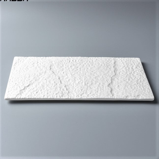 Cherven Tableware 16" inch Porcelain Slate Rectangular Platter - Cherven Tableware Supplies
