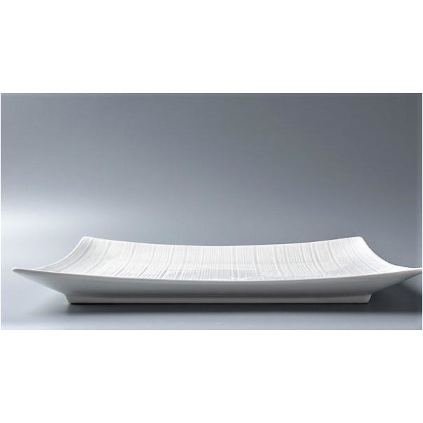 Cherven 14"inch Rectangle Porcelain Dinner Plate - Cherven Tableware Supplies